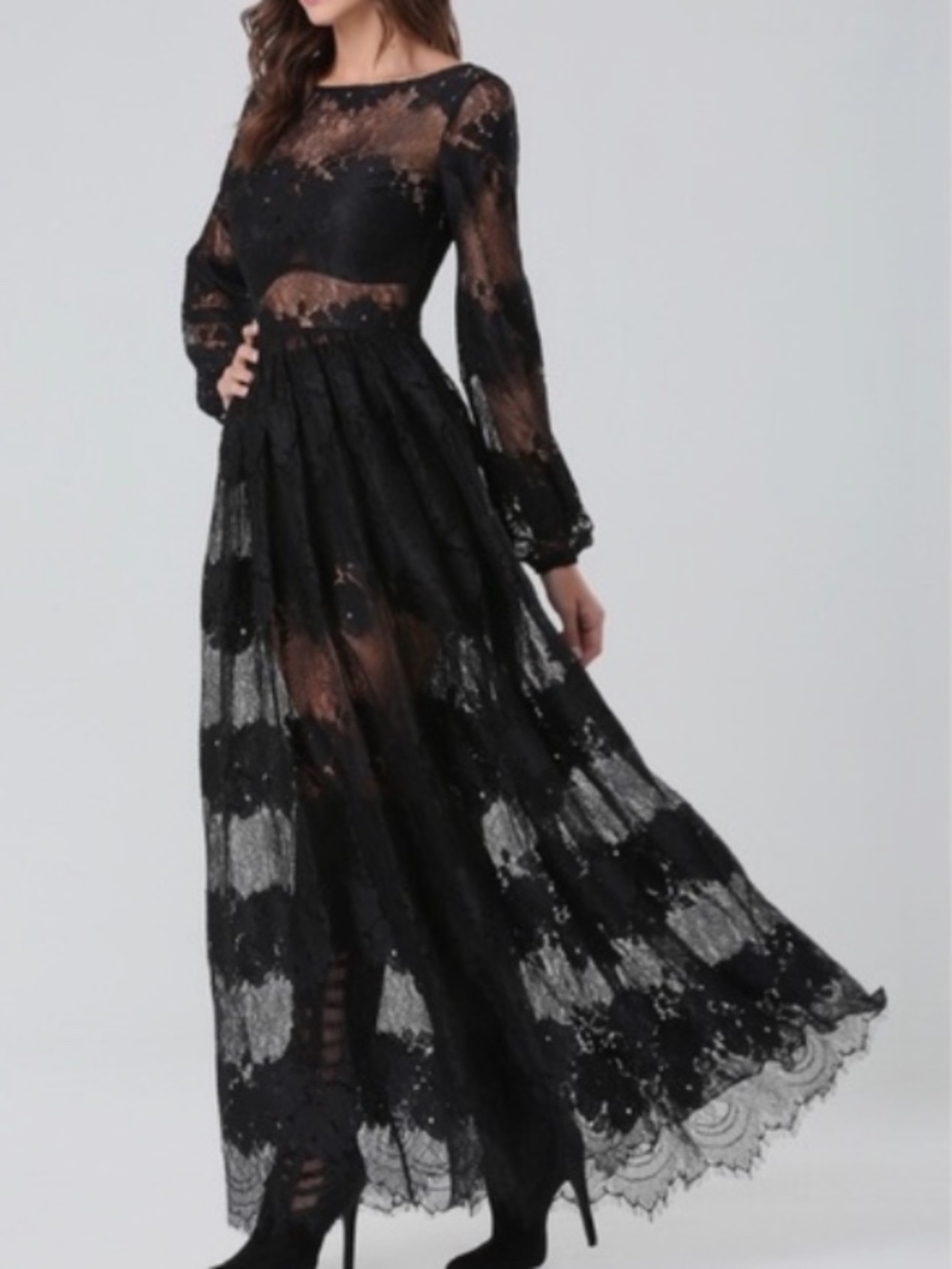 Bebe Black Lace Dress